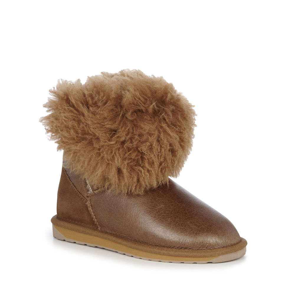 Emu Teddy Wurren Stiefel Damen Braun Deutschland FKD439650