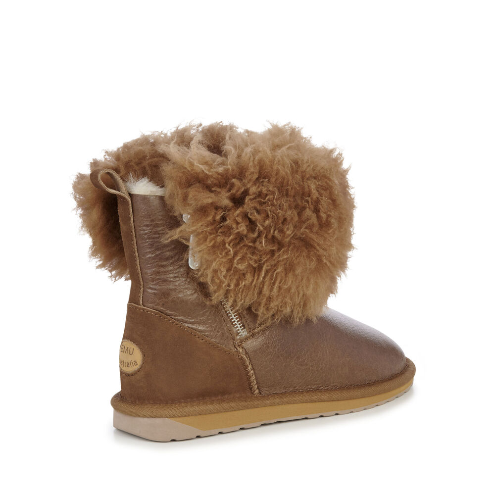 Emu Teddy Wurren Stiefel Damen Braun Deutschland FKD439650
