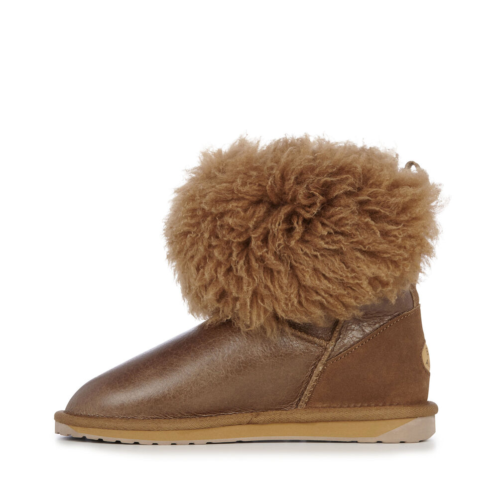 Emu Teddy Wurren Stiefel Damen Braun Deutschland FKD439650