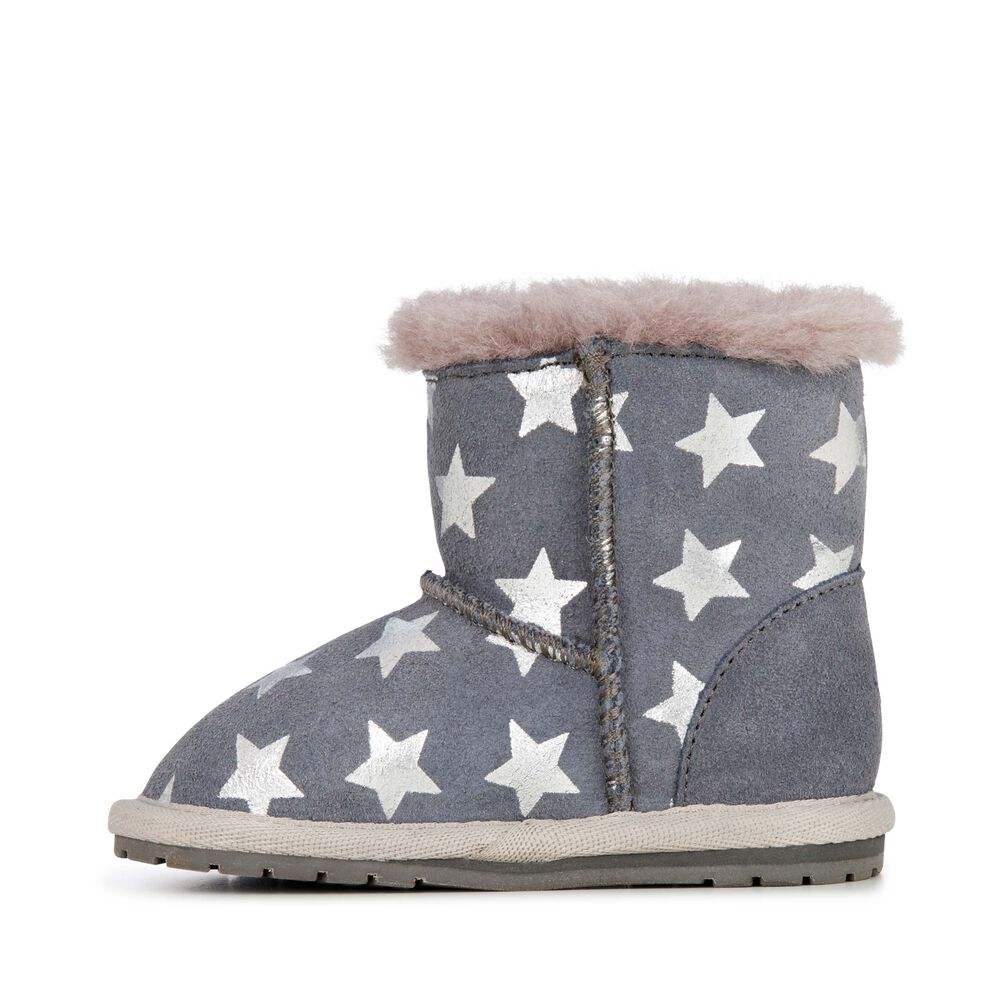 Emu Toddle Starry Night Babies Stiefel Kinder Tiefesgrau Deutschland EWX507968
