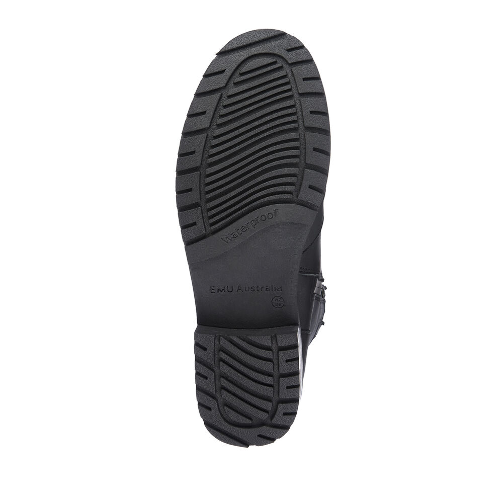 Emu Waldron Leder Stiefel Damen Schwarz Deutschland NPJ143097