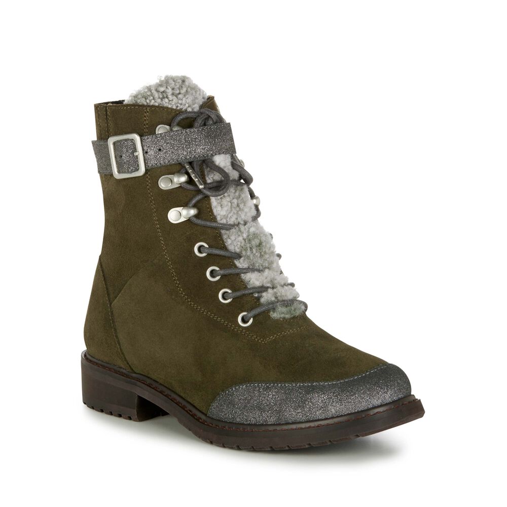 Emu Waldron Stiefel Damen Dunkelolivgrün Deutschland ESD250318