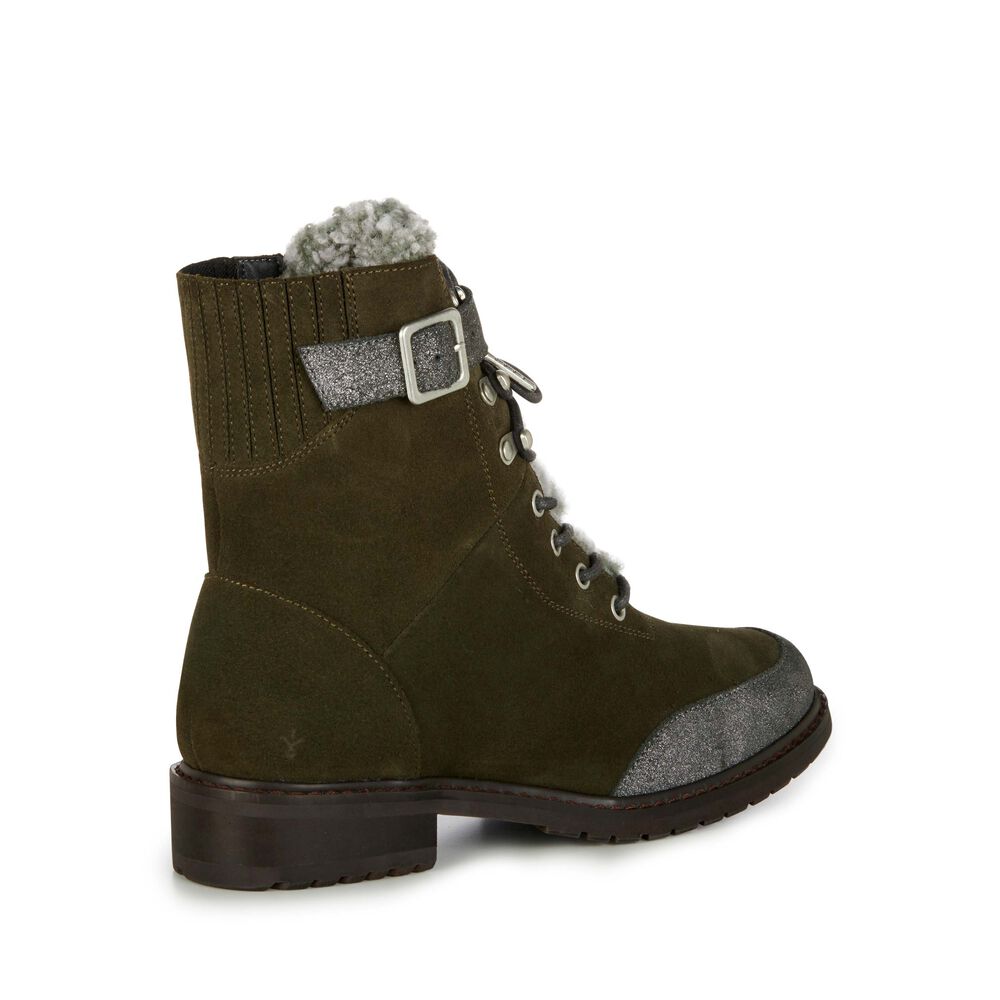 Emu Waldron Stiefel Damen Dunkelolivgrün Deutschland ESD250318