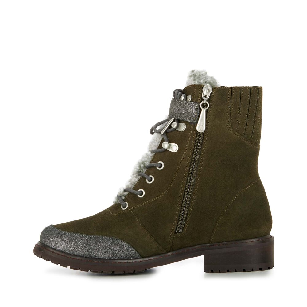 Emu Waldron Stiefel Damen Dunkelolivgrün Deutschland ESD250318