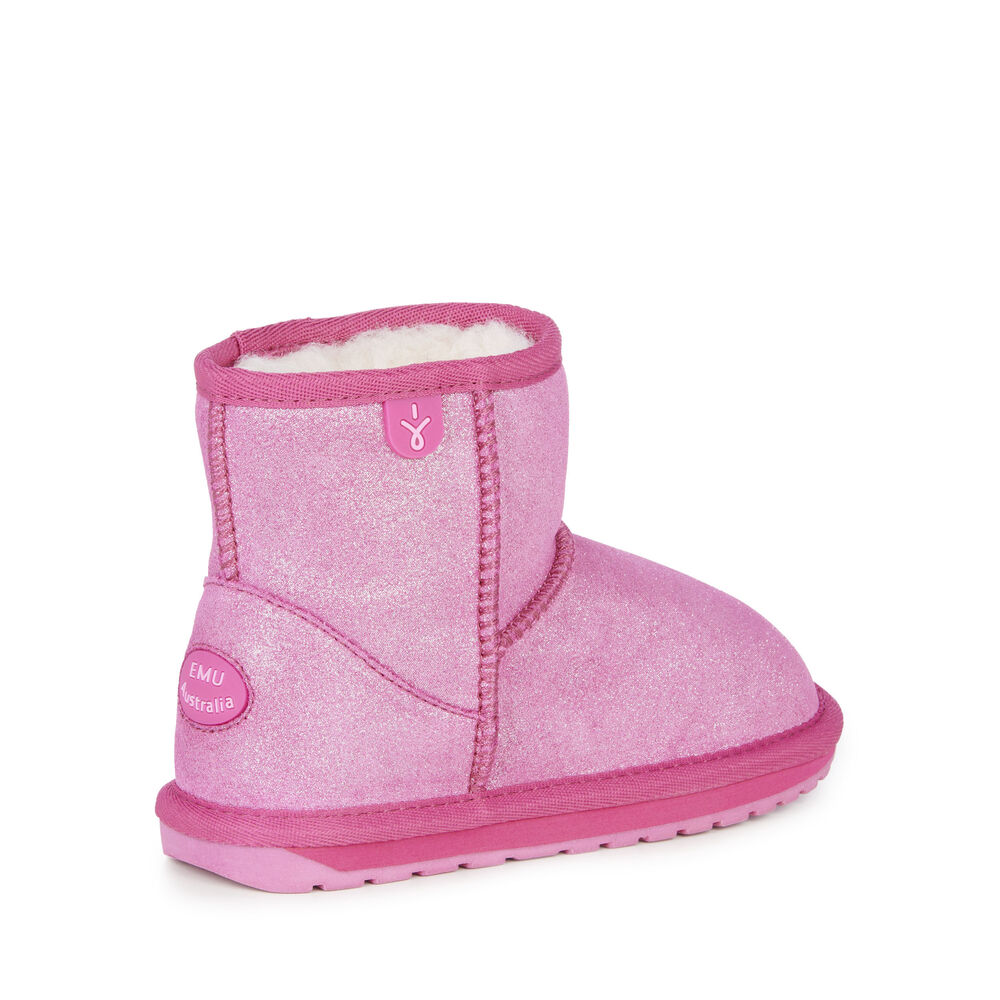 Emu Wallaby Mini Metallic Stiefel Kinder Tiefesrosa Deutschland FIO264751