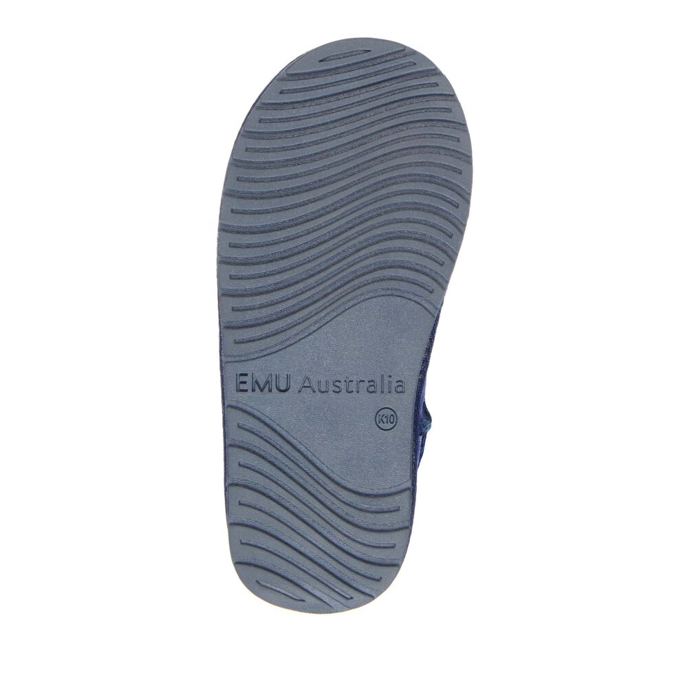 Emu Wallaby Mini Metallic Stiefel Kinder Navy Deutschland MJT593147