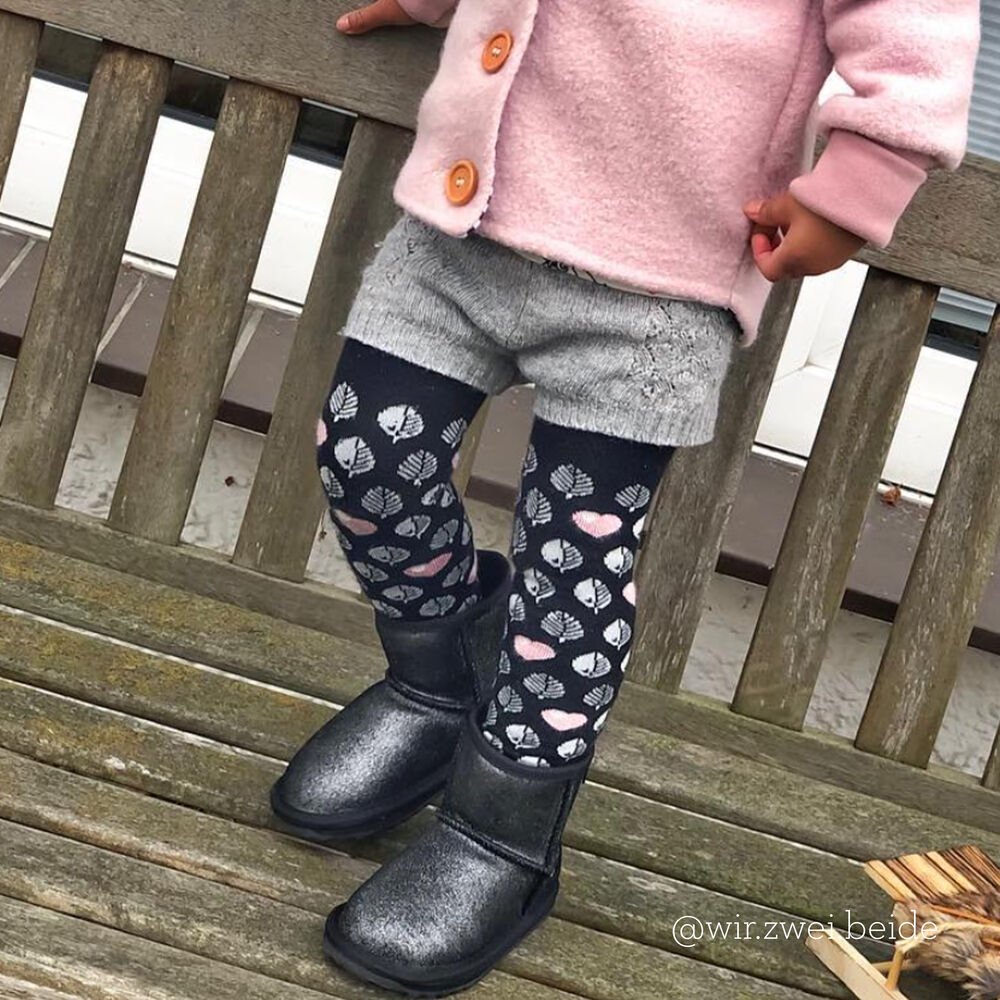 Emu Wallaby Mini Metallic Stiefel Kinder Schwarz Deutschland QSW018729