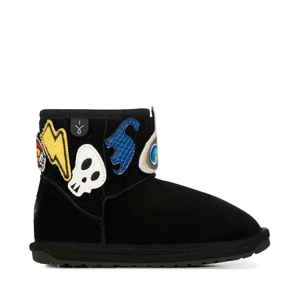 Emu Wallaby Mini Play Stiefel Kinder Schwarz Deutschland FIU967235