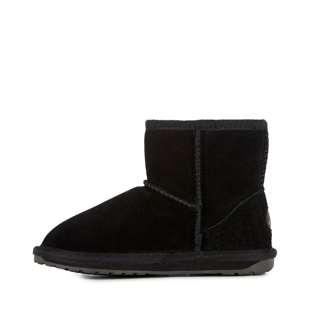 Emu Wallaby Mini Stiefel Kinder Schwarz Deutschland TIM479185