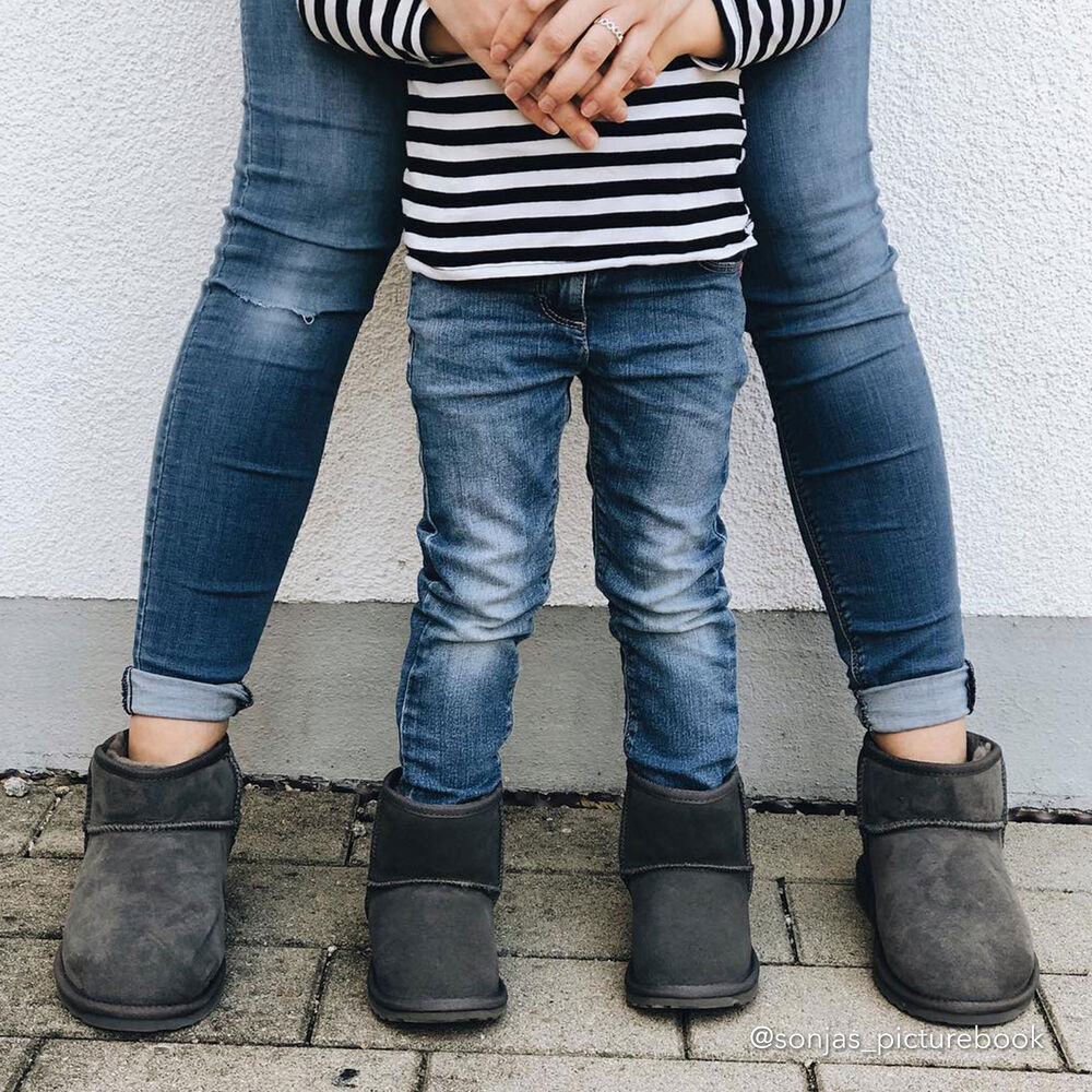 Emu Wallaby Mini Stiefel Kinder Tiefesgrau Deutschland MHD108739