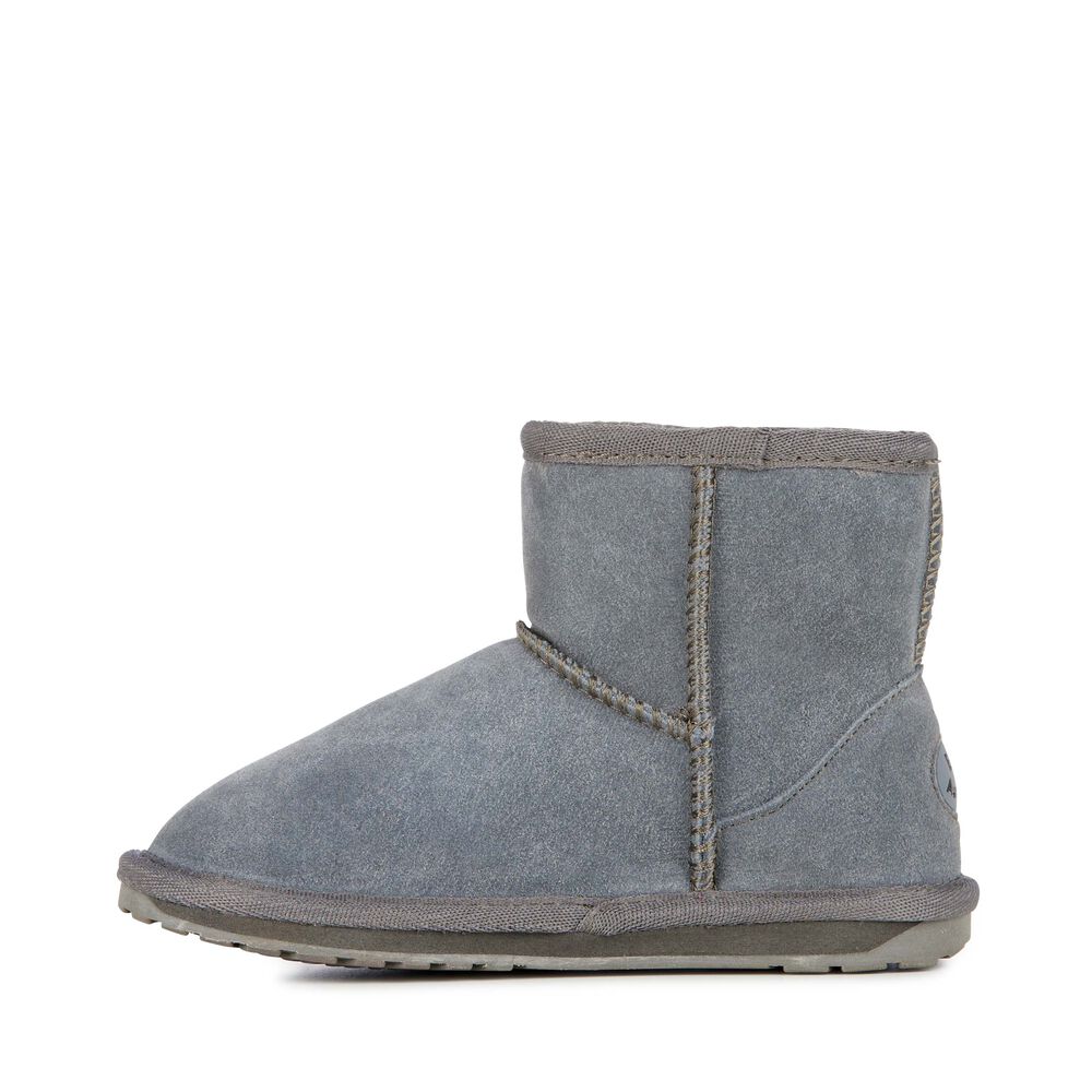 Emu Wallaby Mini Stiefel Kinder Tiefesgrau Deutschland MHD108739
