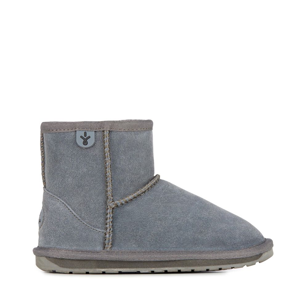 Emu Wallaby Mini Stiefel Kinder Tiefesgrau Deutschland MHD108739