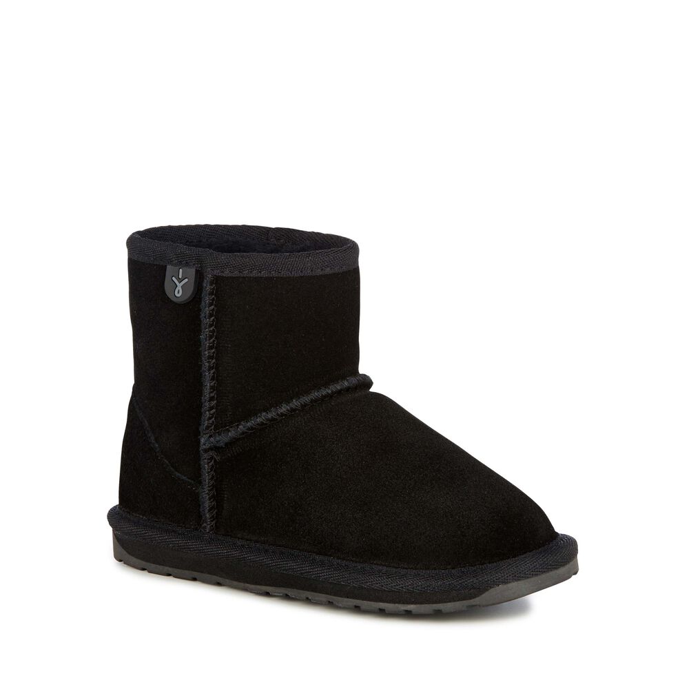 Emu Wallaby Mini Teens Stiefel Kinder Schwarz Deutschland GHP319254
