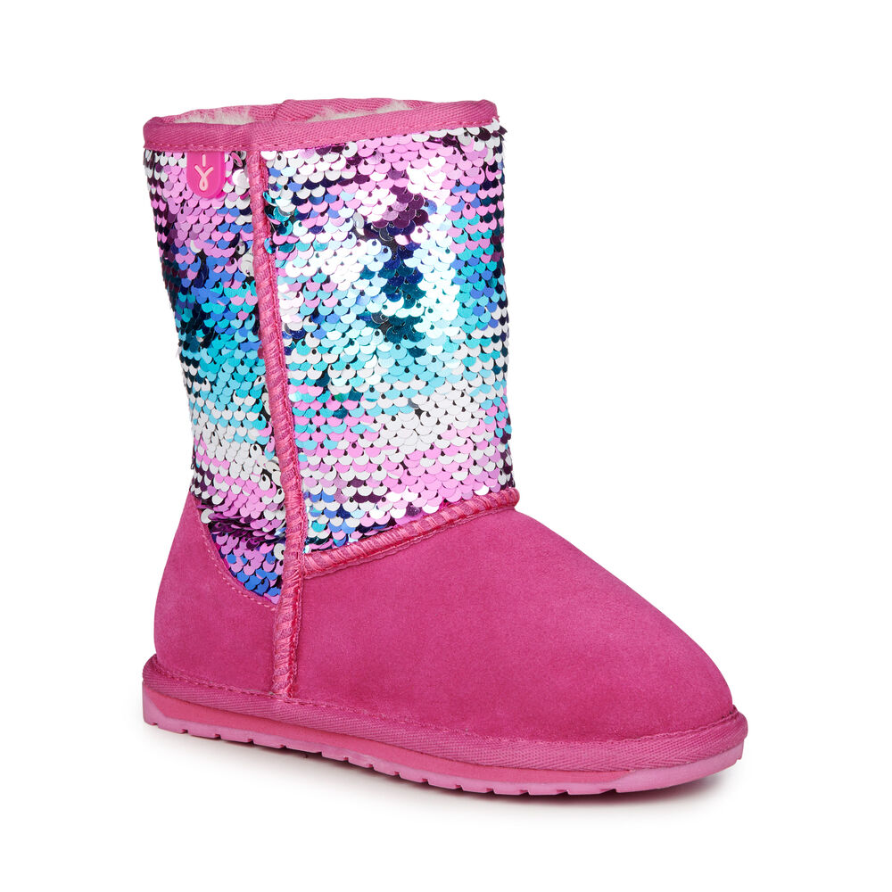 Emu Wallaby Sequin Stiefel Kinder Tiefesrosa Deutschland QDF307125