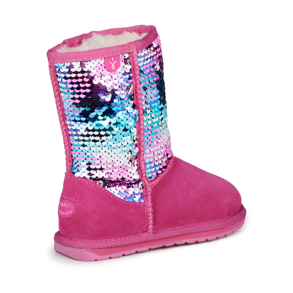 Emu Wallaby Sequin Stiefel Kinder Tiefesrosa Deutschland QDF307125