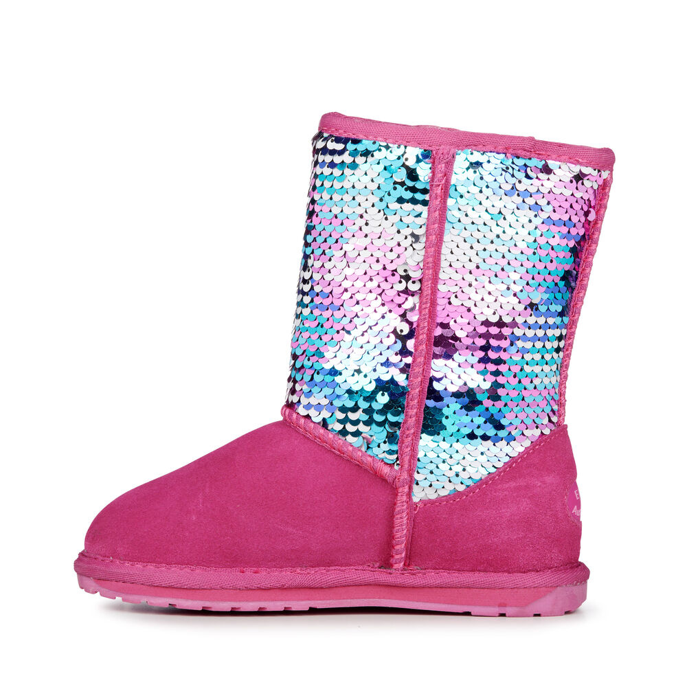 Emu Wallaby Sequin Stiefel Kinder Tiefesrosa Deutschland QDF307125
