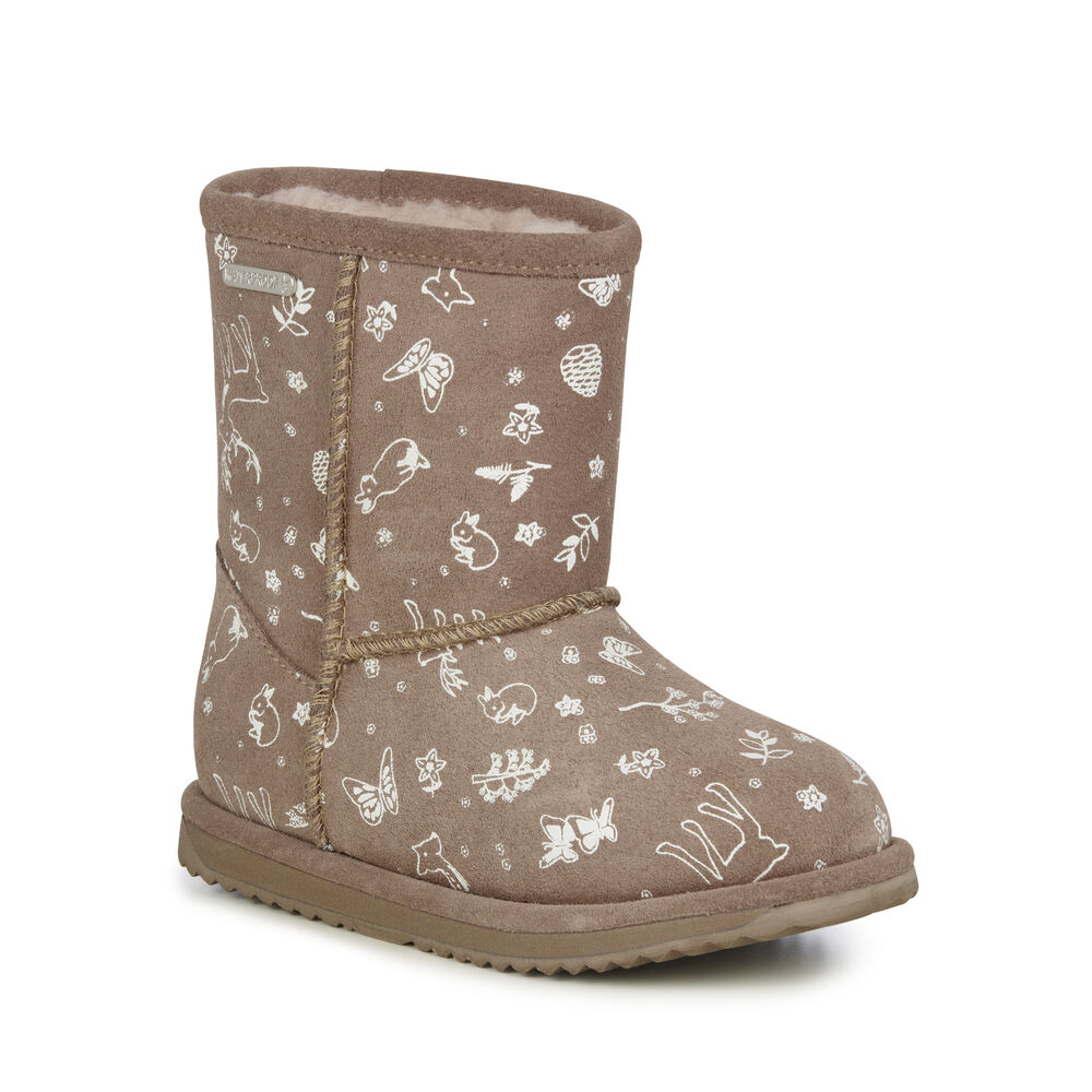 Emu Woodland Brumby Stiefel Kinder Khaki Deutschland NMZ315087