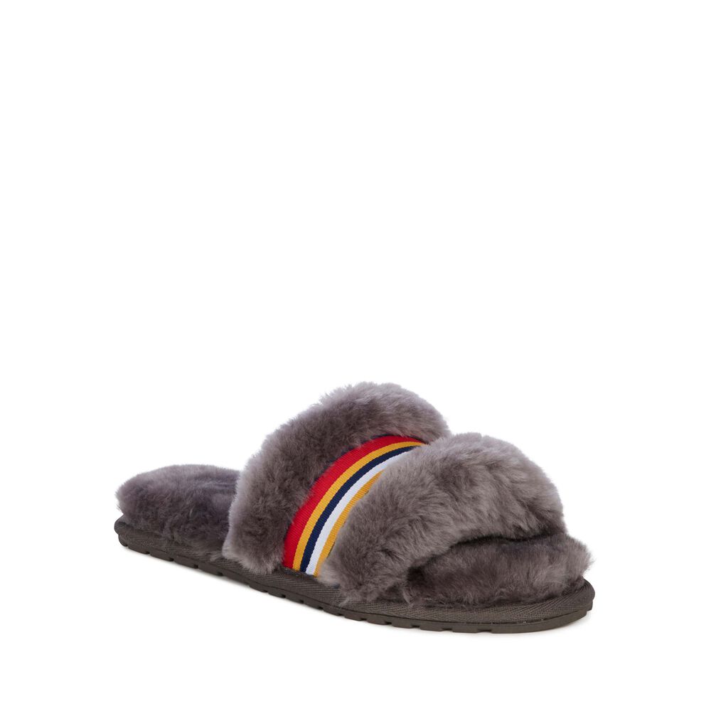 Emu Wrenlette Hausschuhe Damen Tiefesgrau Deutschland YFS926073